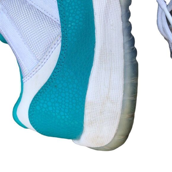Rare 2013 air jordan 11 retro low aqua safari size 8 - Picture 6 of 16